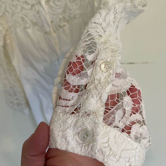 Burberry Lace Button Up - Picture 5 of 7